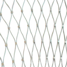 Stainless Steel Wire Rope Ferrule Mesh Netting For Balustrade